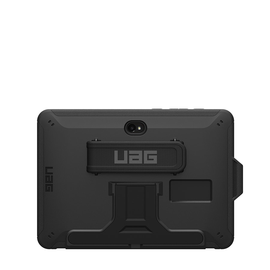 UAG Case for Samsung Tab Active4 Pro (10.1")  w/Kickstand, Handstrap- Black