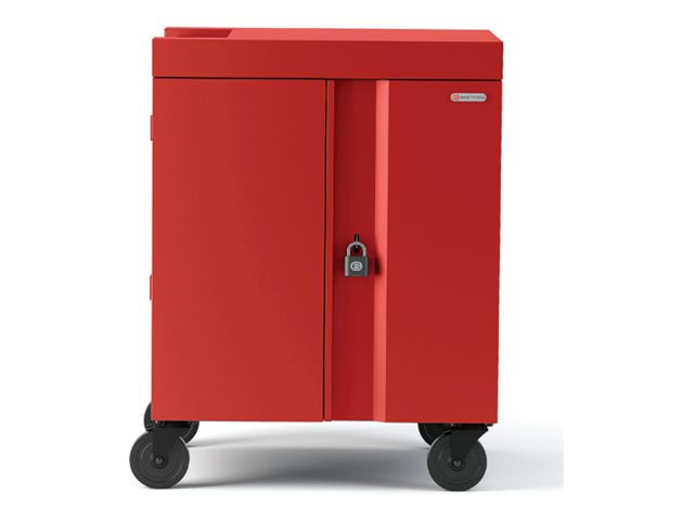 Bretford CUBE Cart Max cart - for 30 netbooks - tangerine