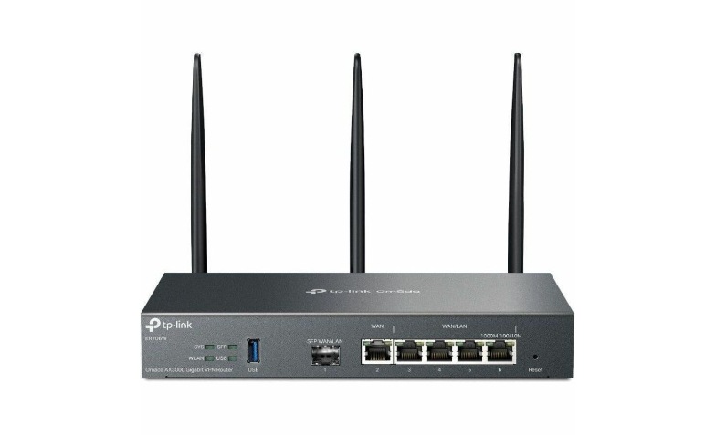 Omada ER706W Wi-Fi 6 IEEE 802.11 a/b/g/n/ac/ax Ethernet Wireless