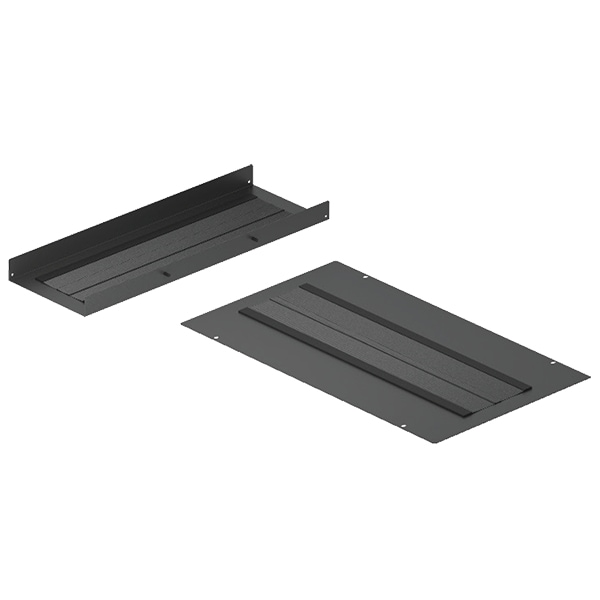 Great Lakes Brush Grommet Bottom Panel for 30/32"x48″ ES Cabinets - Black