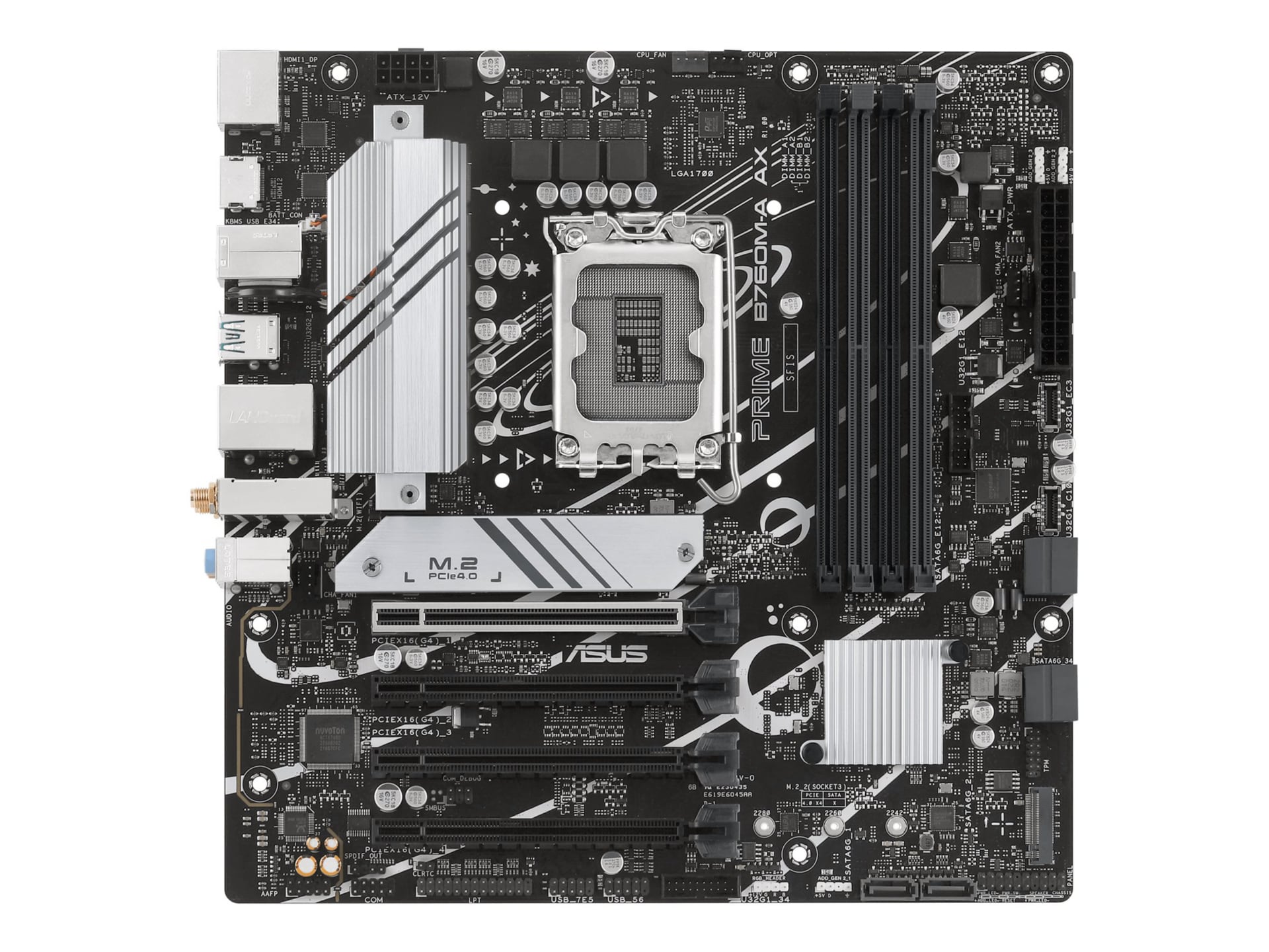 ASUS PRIME B760M-A AX - motherboard - micro ATX - LGA1700 Socket - B760