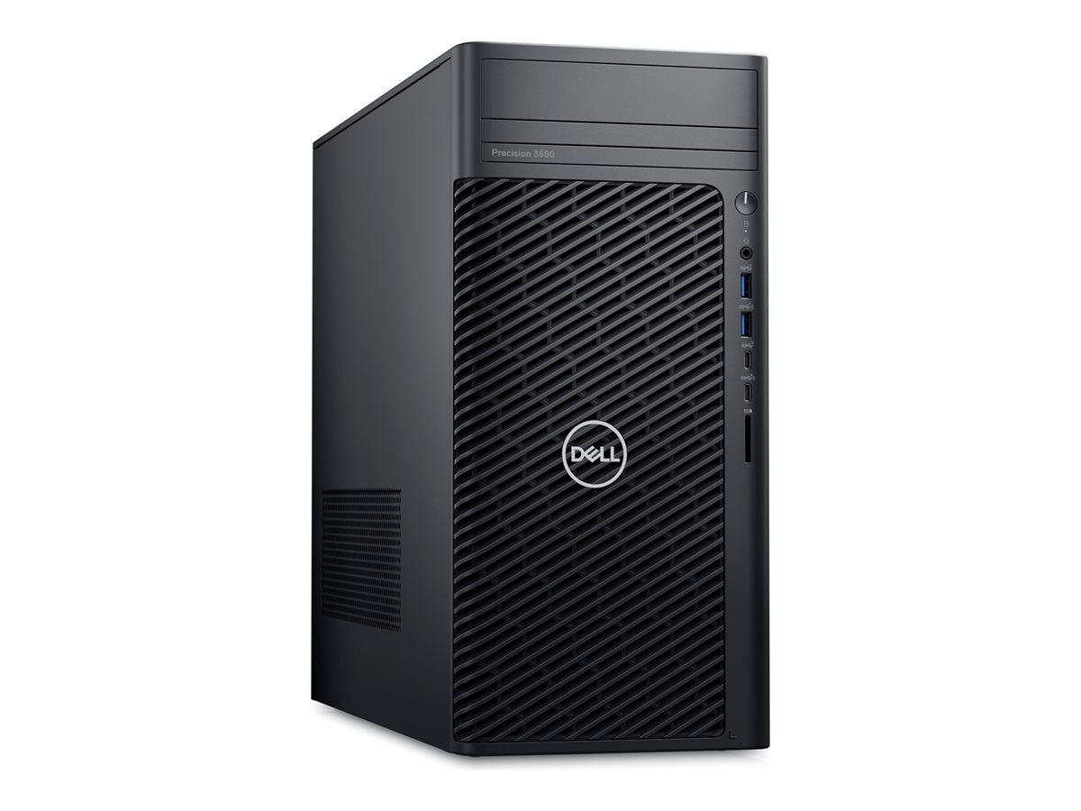 Dell Precision 3680 - performance tower - Core i5 i5-14500 2.6 GHz - vPro Enterprise - 16 Go - SSD 512 Go