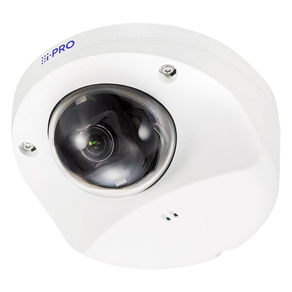 i-PRO 4MP Outdoor Compact Dome Network Camera with AI Engine - White