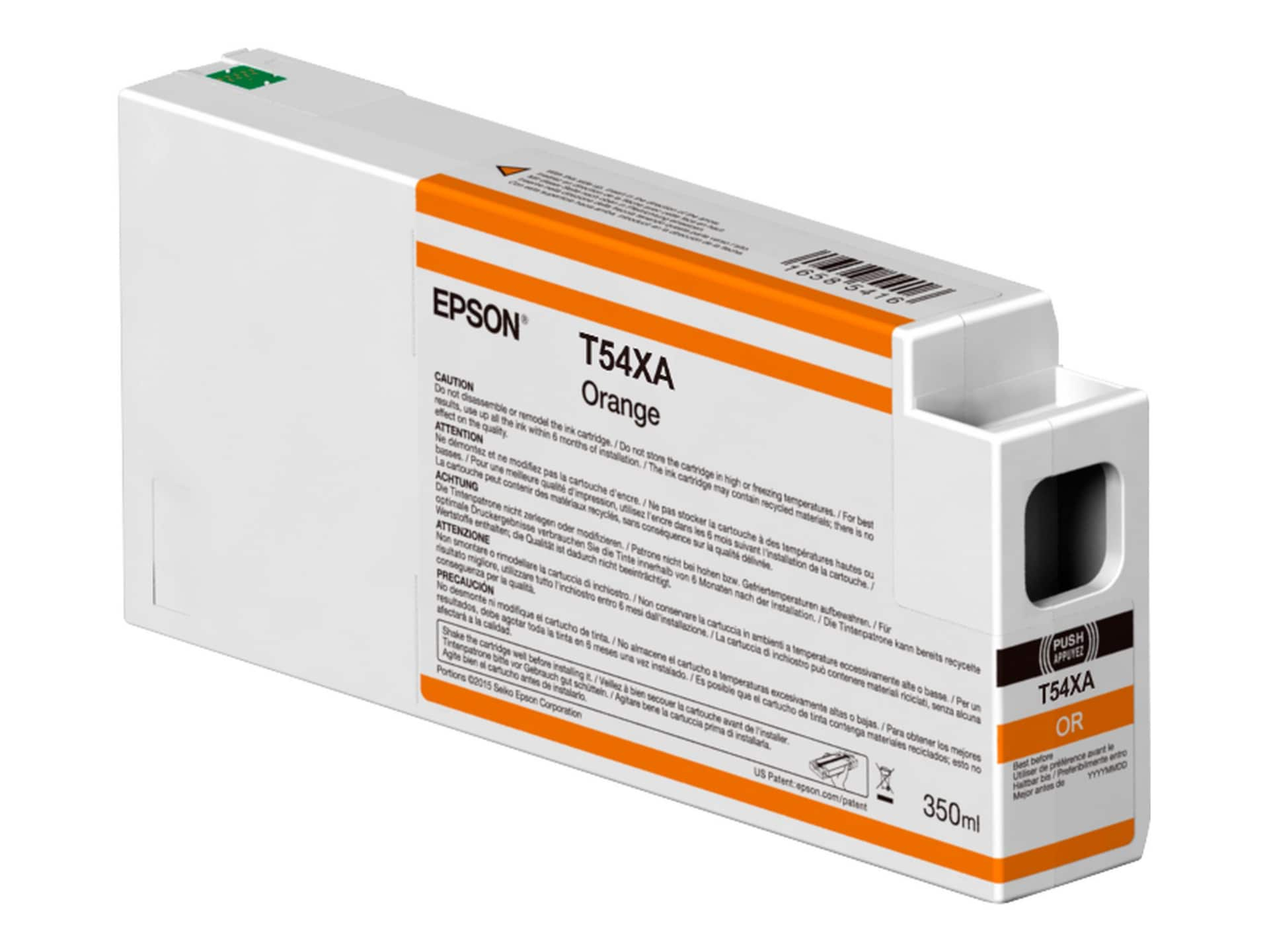 Epson T54XA - orange - original - ink cartridge