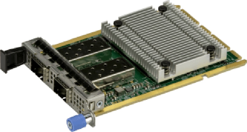 Supermicro Advanced Input/Output Module 2-port 25GbE SFP28 Network Adapter