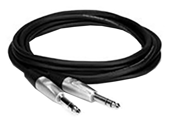 Hosa 100' REAN 1/4" TRS to REAN 1/4" TRS Pro Balanced Interconnect Cable