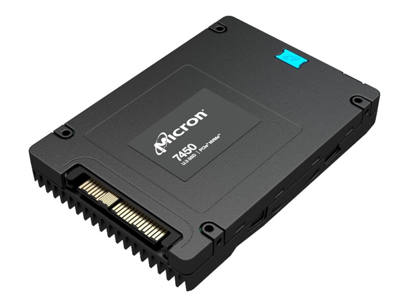 Micron 7450 MAX - SSD - Enterprise - 12800 GB - U.3 PCIe 4.0 (NVMe) - TAA Compliant