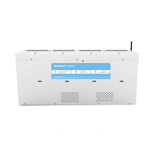 Enovate Medical 4-Bay Charger for MobiusPower Mobile Workstation