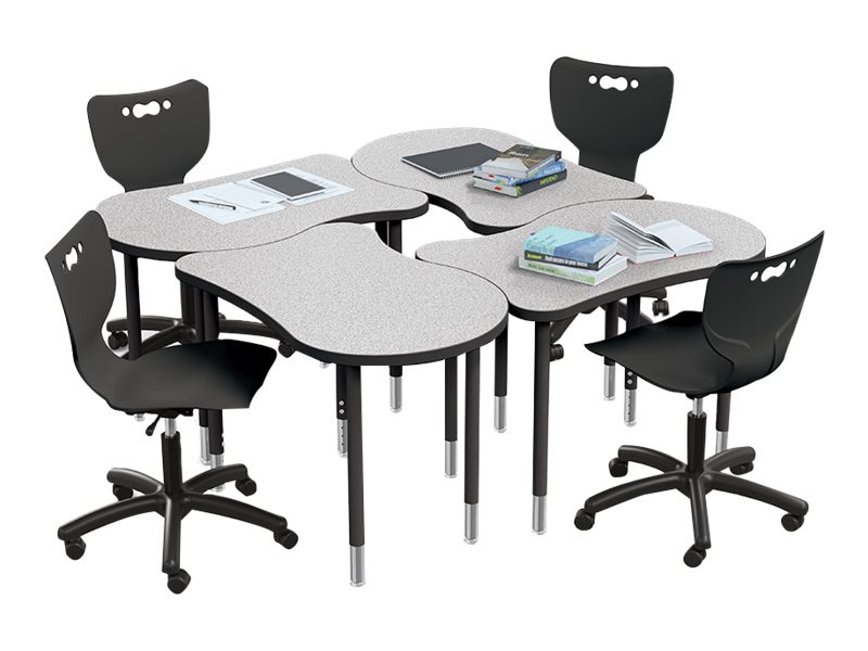 MooreCo Hierarchy 5-Star - chair - plastic - black