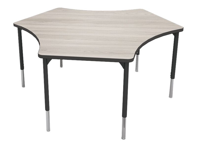 MooreCo Hierarchy CogNitiv - table - gray elm