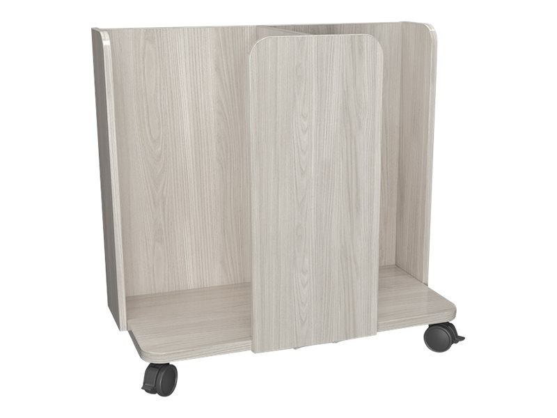 MooreCo Double - storage trolley - gray elm