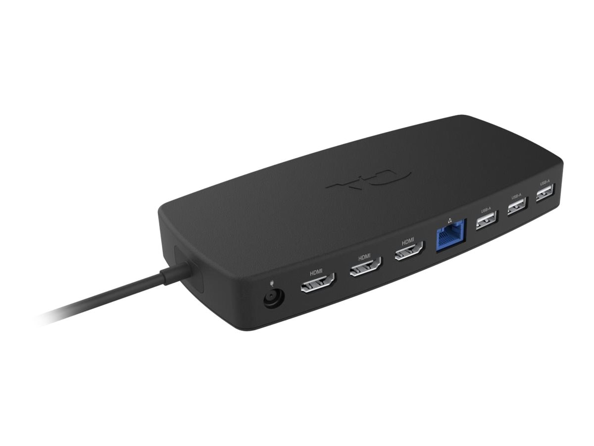Cyber Acoustics Essential DS-6000 - docking station - USB-C 3.2 Gen 2 / Thunderbolt 3 - 3 x HDMI - GigE - TAA Compliant