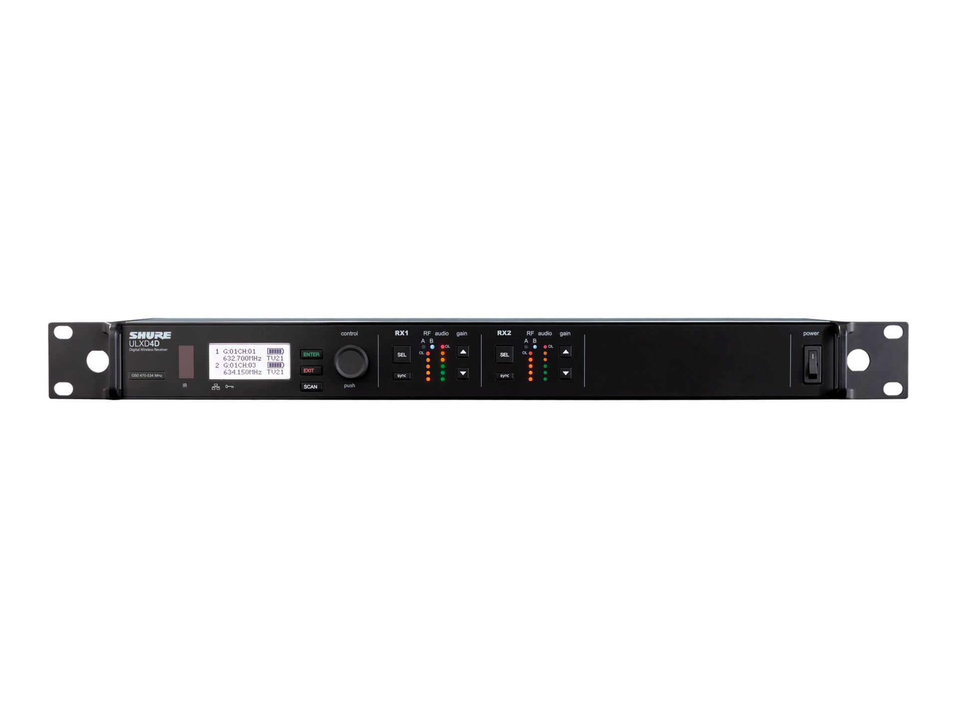 Shure ULXD4D - receiver for wireless microphone system