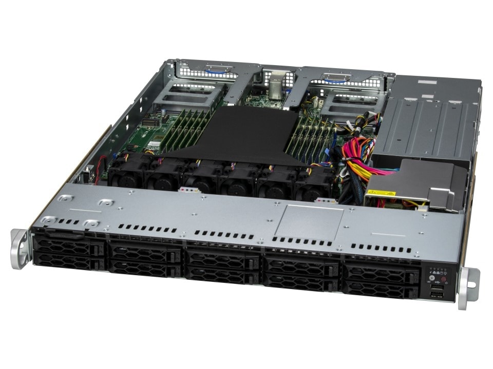 Supermicro 1U CloudDC A+ Server with H13SSW Motherboard
