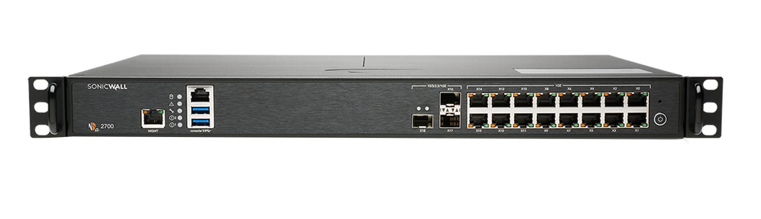 SonicWall NSA 2700 Promotional Tradeup Network Security Appliance with 3 Year Advanced Protection Services Suite