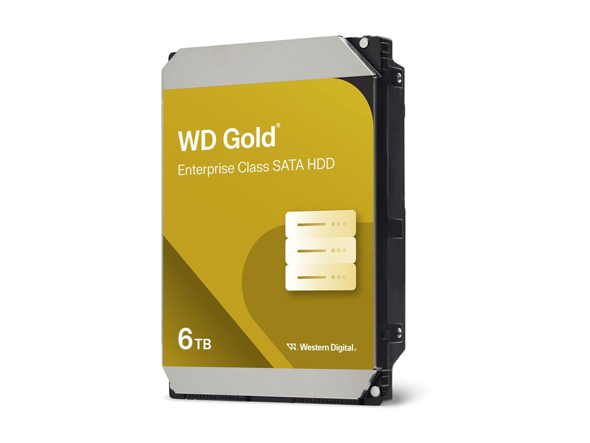 WD Gold WD6004FRYZ - hard drive - Enterprise - 6 TB - SATA 6Gb/s