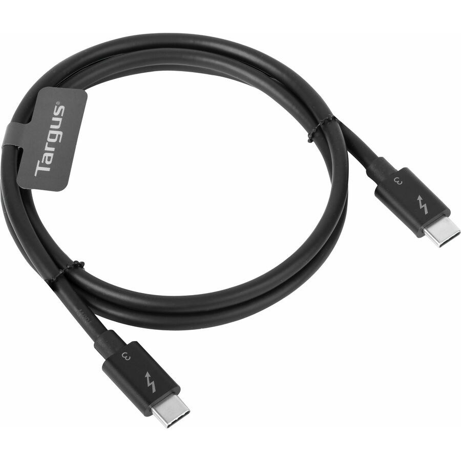 Targus 0.8M USB-C Male to USB-C Male Thunderbolt 3 40Gbps Cable