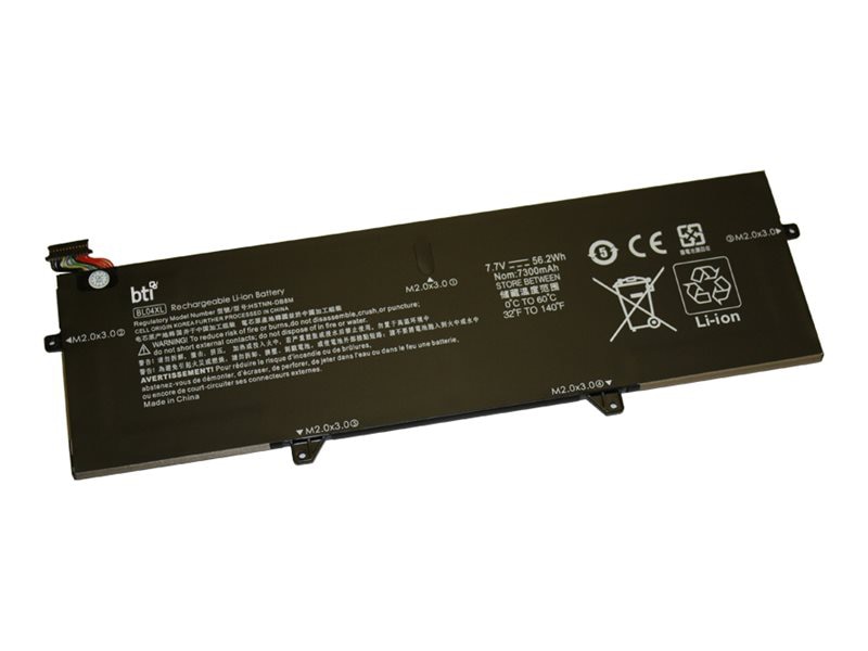 BTI L07041-855-BTI 7.7V 56.2WHR LI-ION BATTERY BL04056XL-PL, BL04XL, HSTNN-UB7N, L07041-855 ELITEBOOK 1040 G5, ELITEBOOK