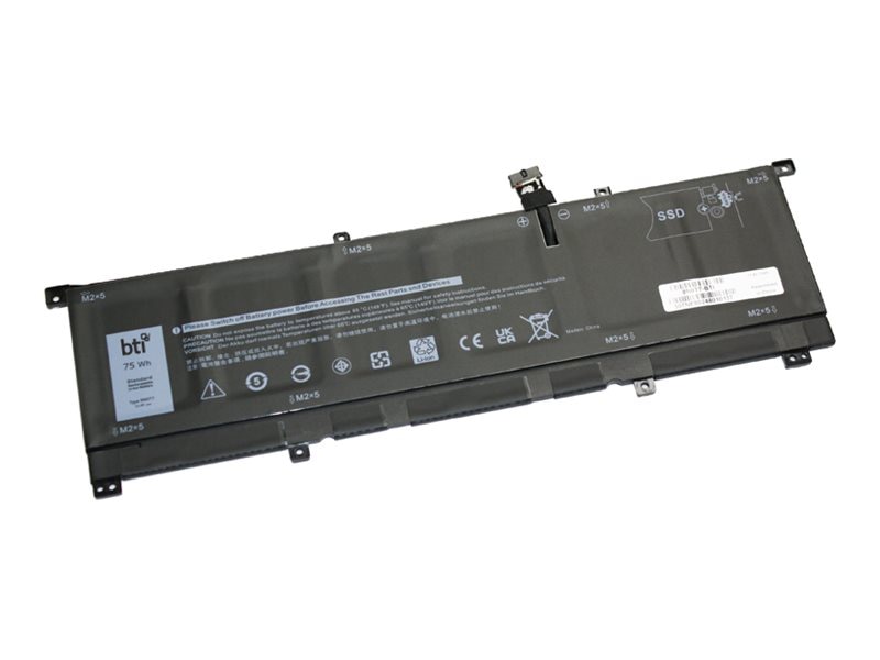 BTI 8N0T7-BTI 11.4V 75WHR LI-ION BATTERY 0TMFYT, 8N0T7, TMFYT