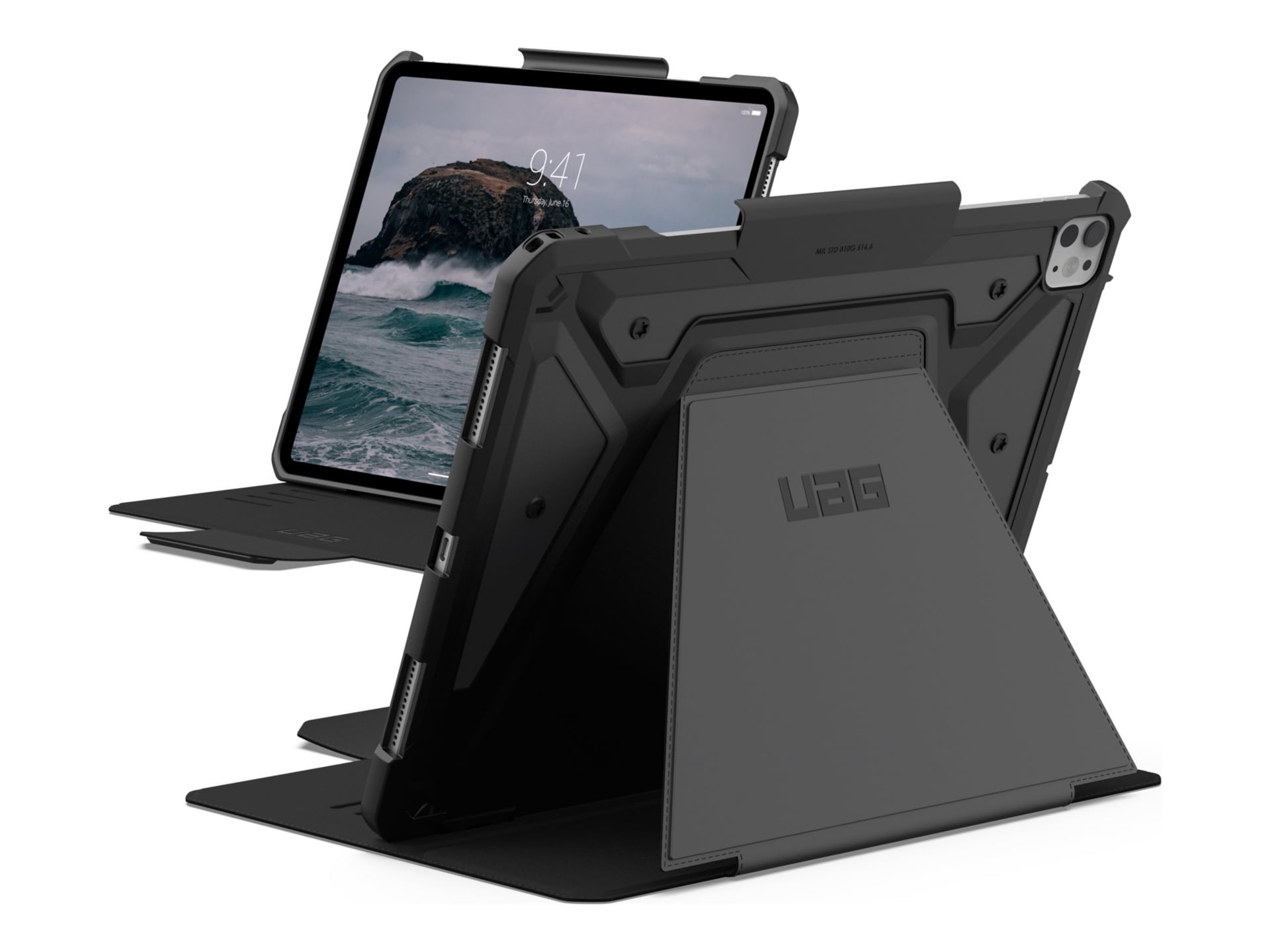 UAG Rugged Case for Apple iPad Pro 13" (7th Gen, M4) Metropolis SE - Black