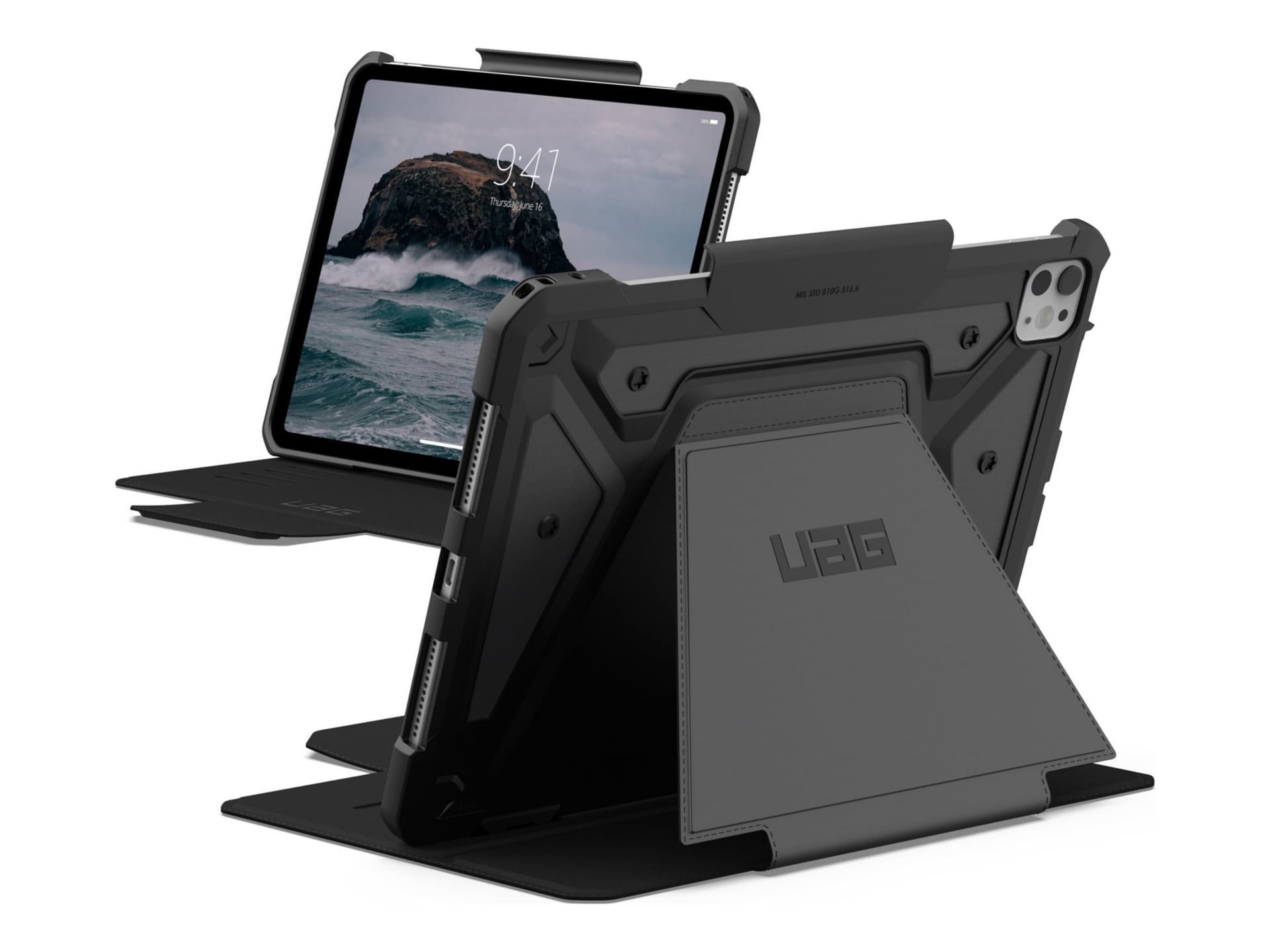 UAG Rugged Case for Apple iPad Pro 11" (5th Gen, M4) Metropolis SE - Black