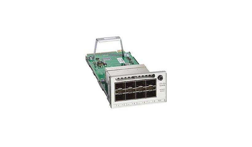 Cisco Catalyst 9300 Series Network Module - expansion module - 1Gb Ethernet/10Gb Ethernet/25Gb Ethernet SFP x 8