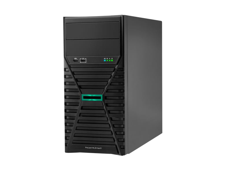HPE ML30 Gen11 E-2434 3.4GHz 4-core 1P / 32GB-R / MR216i-p / 4LFF-HP / 2x2TB HDD 500W RPS NA Tower Server Smart Choice