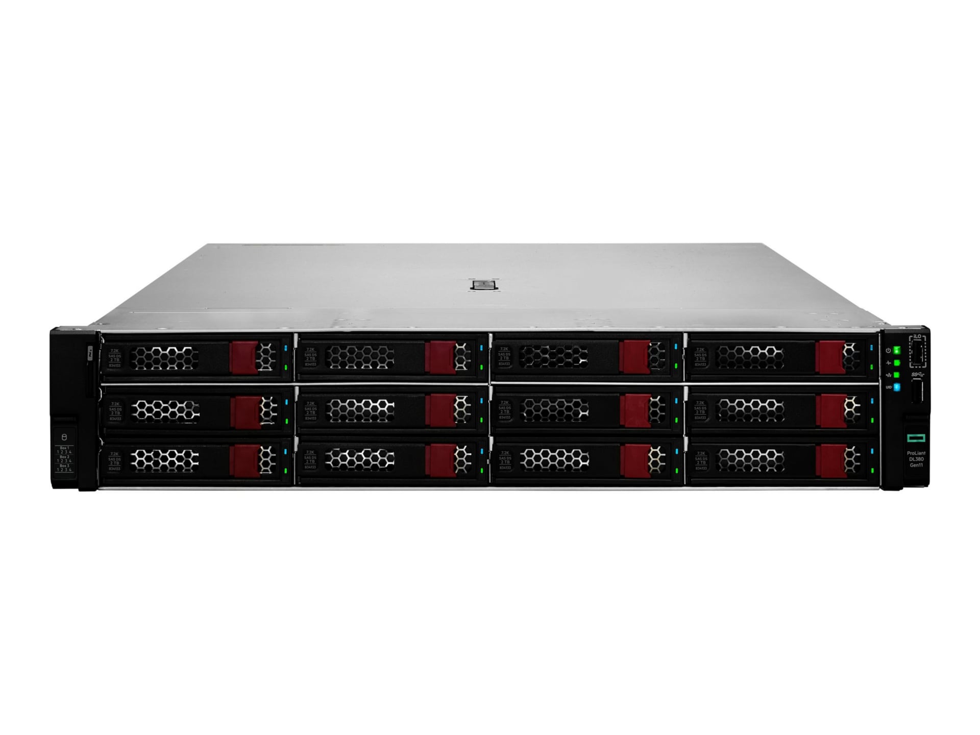 HPE ProLiant DL380 Gen11 Network Choice - rack-mountable - Xeon Silver 4510 2.4 GHz - 64 GB - HDD 2 x 8 TB
