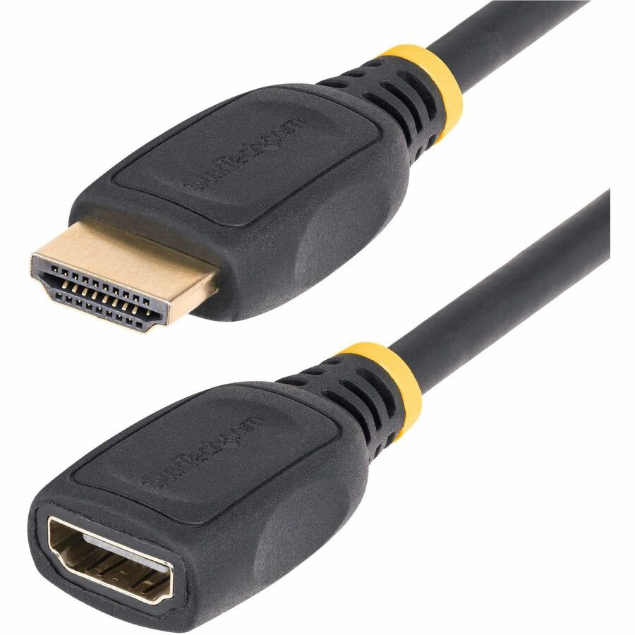 StarTech.com 6ft (2m) HDMI 2.0 Extension Cable, High Speed HDMI Port Saver