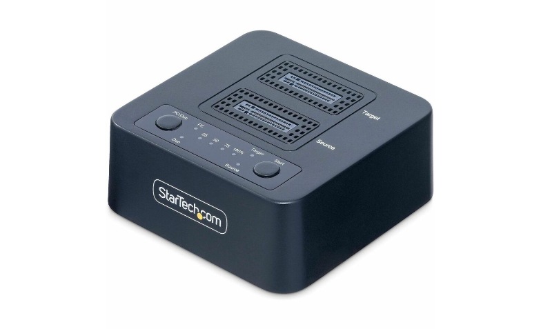 StarTech.com 1:1 M.2 NVMe Drive Duplicator, 90GBpm Standalone SSD