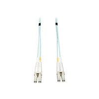 Eaton Tripp Lite Series 10Gb Duplex Multimode 50/125 OM3 LSZH Fiber Patch Cable, (LC/LC) - Aqua, 15M (50 ft.) - patch