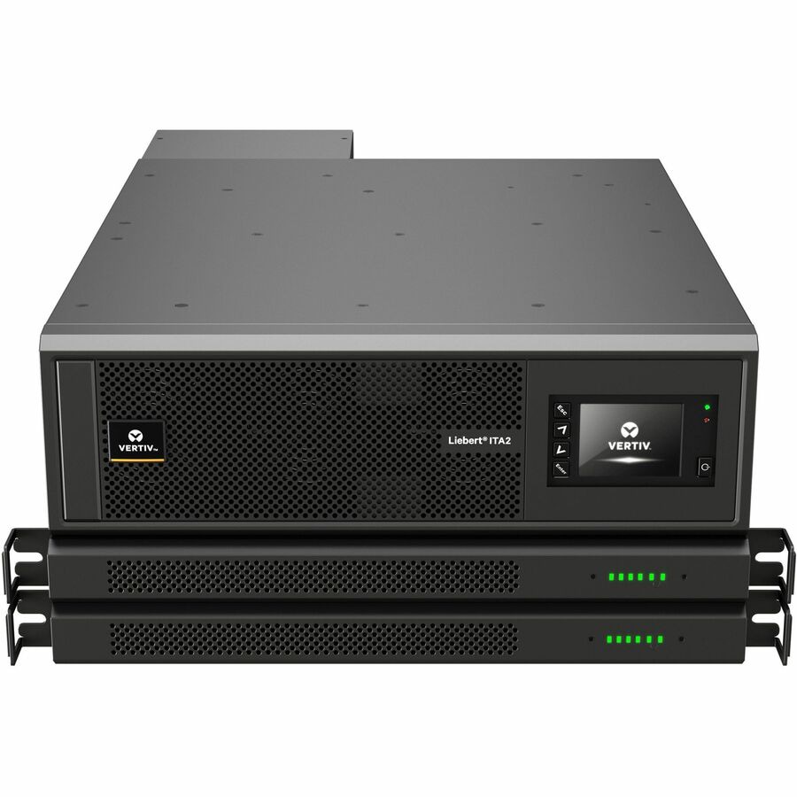 Vertiv Liebert ITA2 UPS 8kVA/7.2kW; 208/120VAC (220/127VAC) - 3-phase 4 Wire with SNMP card, 1 pair of ITA2 Li-ion