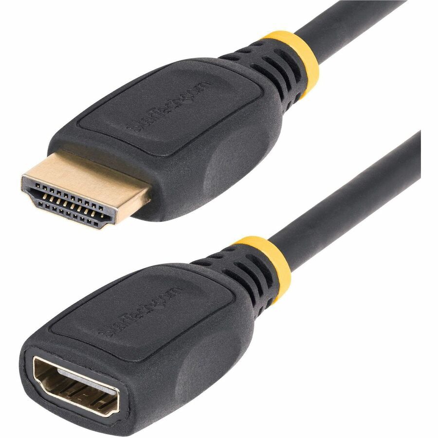 StarTech.com 6ft (2m) HDMI 2,0 Extension Cable, High Speed HDMI Port Saver