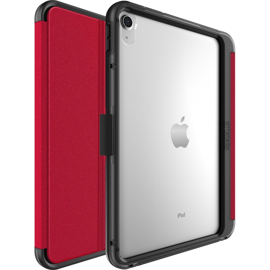 OtterBox Symmetry Series Folio Carrying Case (Folio) iPad (10th Generation) Tablet - Ruby Sky (Red)