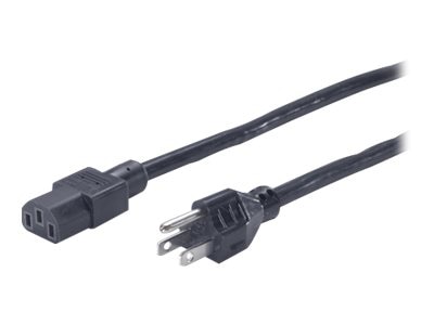Power Cord, C13 to 5-15P, 2.4m