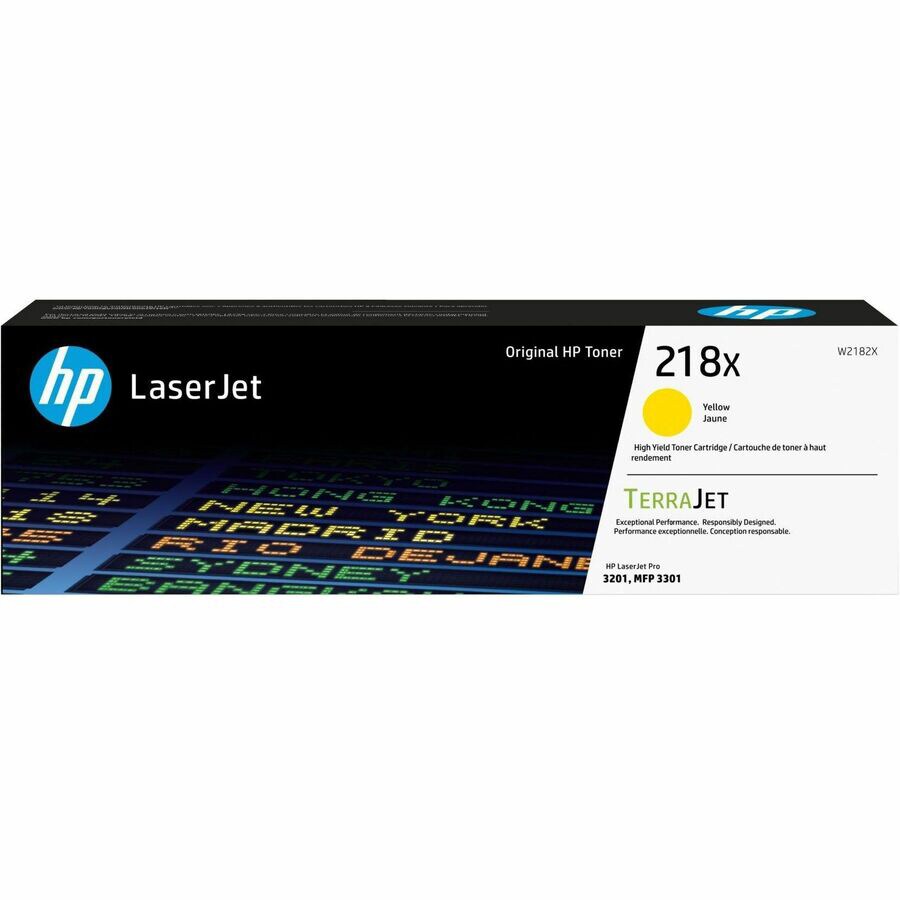 HP 218X Original High Yield Laser Toner Cartridge - Yellow Pack