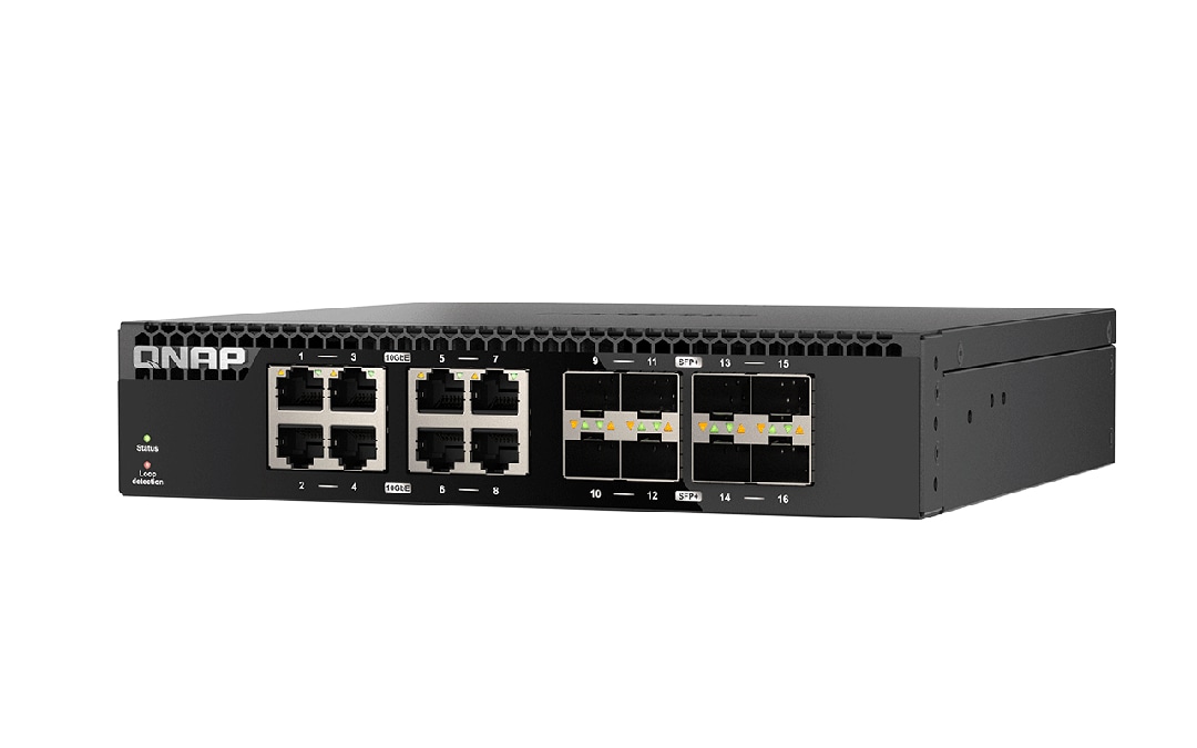 QNAP QSW 16 Port 10GbE Half-Width Rackmount Switch