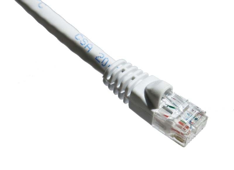 Axiom 6" CAT6A 650MHz Patch Cable - White