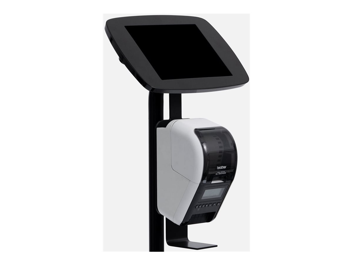 Bouncepad Floorstand Kiosk with Printer Mount for Gen10 10.9" iPad - Black