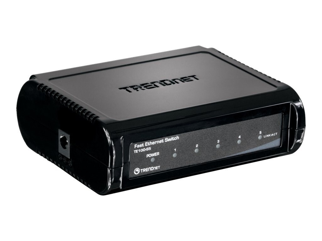 TRENDnet TE100-S5 5-Port 10/100Mbps Auto-MDIX Fast Ethernet Mini Switch