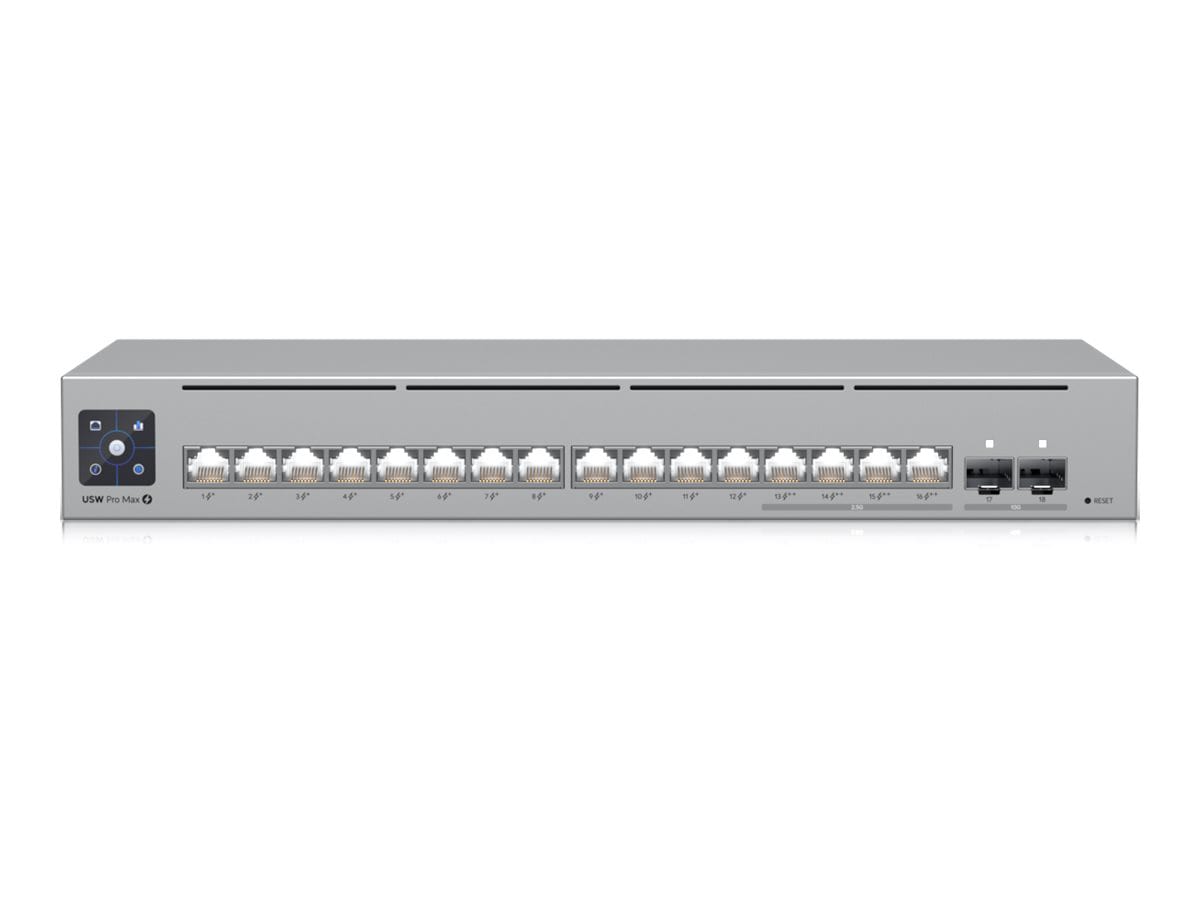 Ubiquiti UniFi Switch Pro Max 16 PoE - switch - 16 ports - managed - rack-mountable