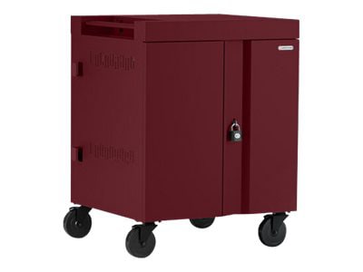 Bretford Cube TVC16USBC - cart - pre-wired - for 16 netbooks/tablets - maroon