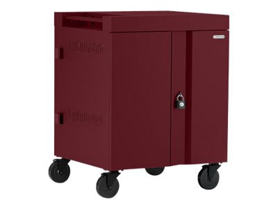 Bretford Cube TVC16USBC cart - pre-wired - for 16 netbooks/tablets - maroon