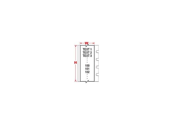 Brady B-422 - permanent labels - 1 roll(s)