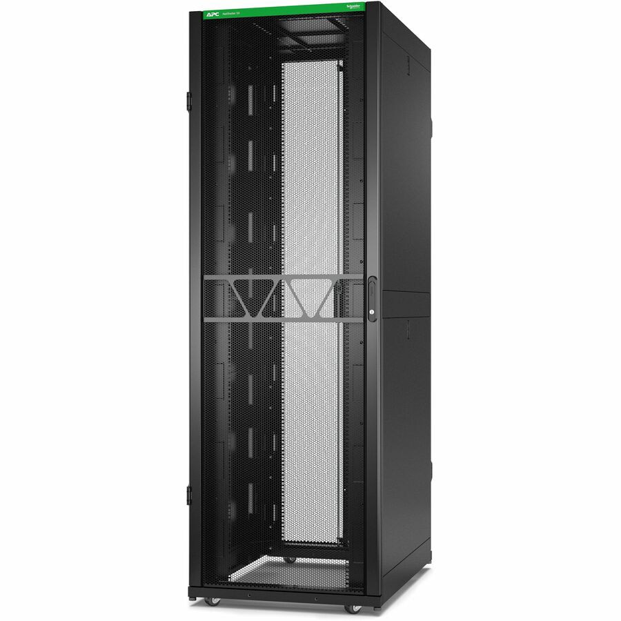 APC by Schneider Electric NetShelter SX Server Rack Gen 2, 48U, 2258H x 750W x 1070D mm, with Sides, Black