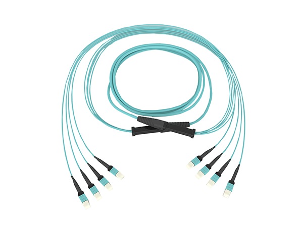 Corning 100' EDGE8 MTP Trunk 72F OM4 Multimode Fiber Optic Cable