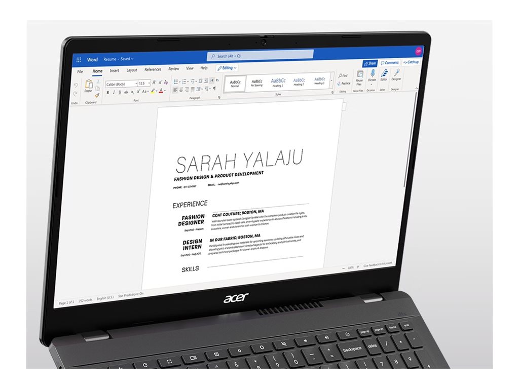 Thumbnail 6 of 12 for Acer Enterprise Core i7-100U 16GB RAM 256GB SSD ChromeOS Laptop
