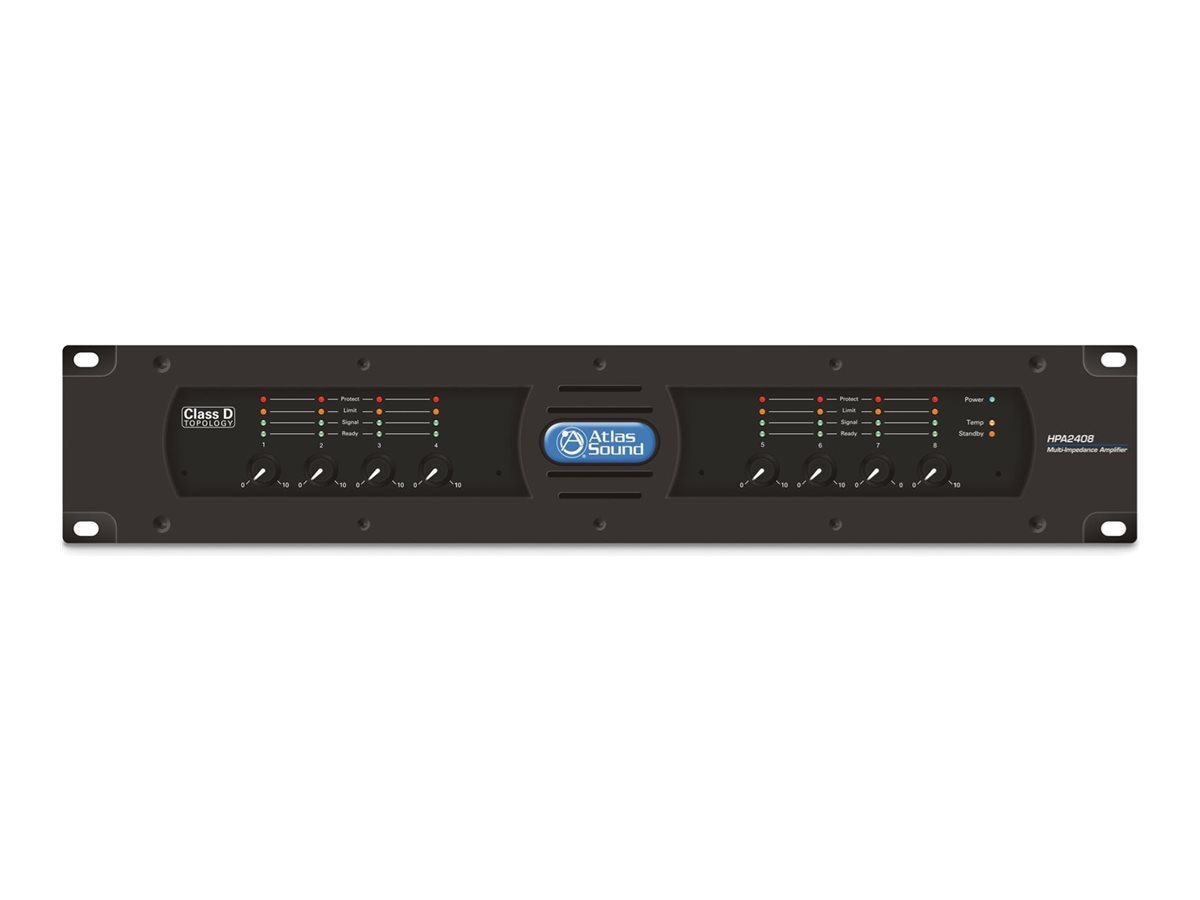 ATLAS 8-CHANNEL 2400-WATT AMPLIFIER