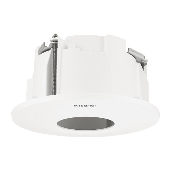 Hanwha Techwin Plenum Rated In-ceiling Flush Mount - White