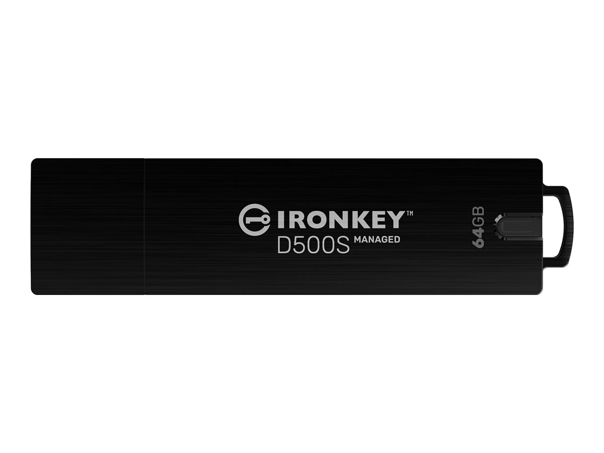 Kingston IronKey D500SM - clé USB - 64 Go - Conformité TAA